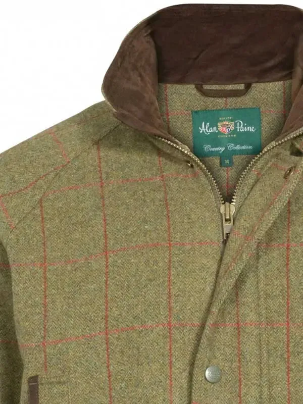 40% OFF - ALAN PAINE Combrook Mens Shooting Field Coat - Sage