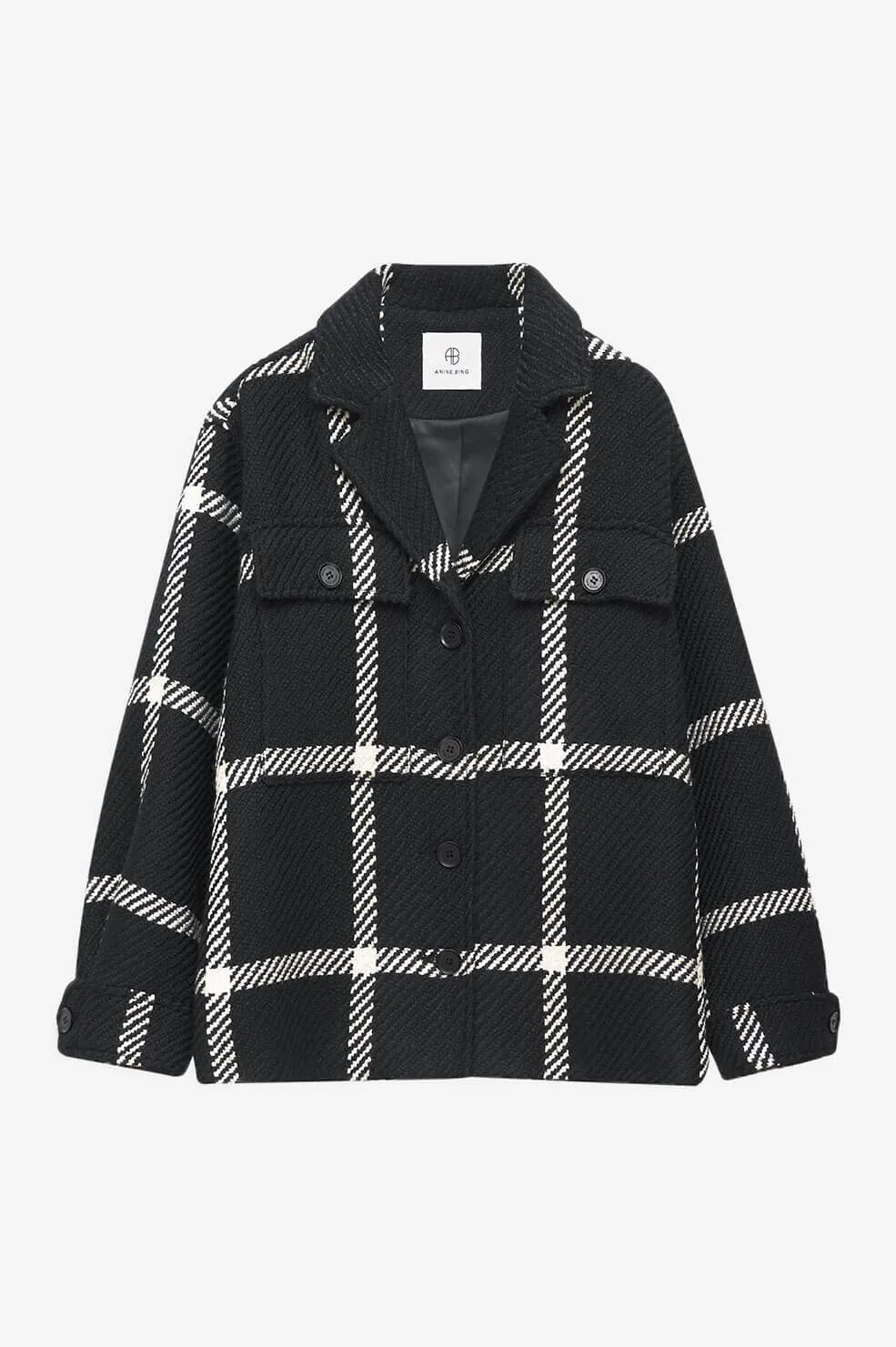 Anine Bing - Flynn Jacket in Black Check