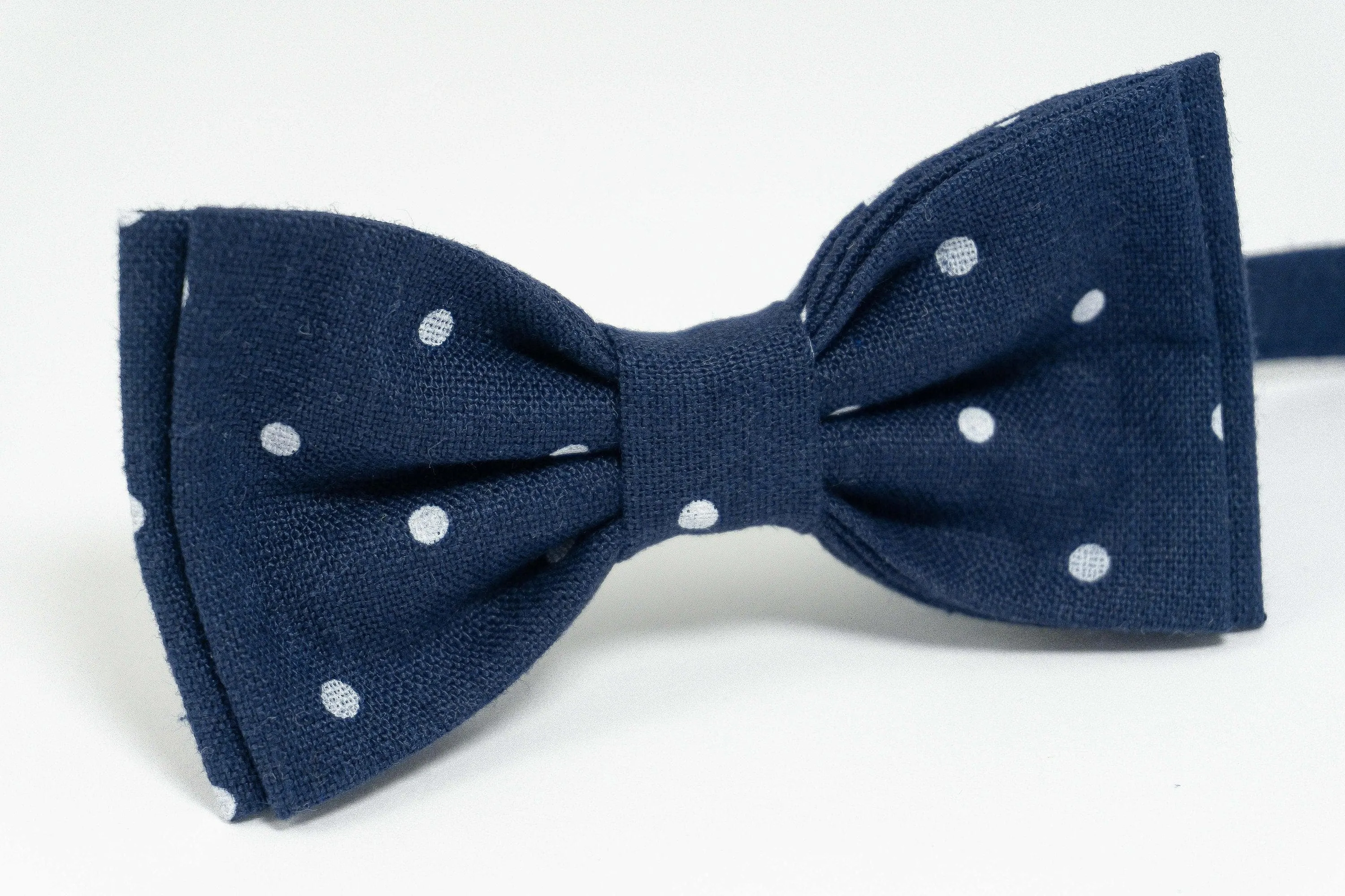 Blue polka dot Bow Tie