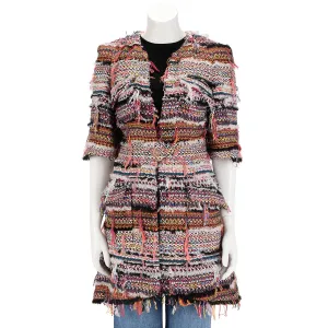 Chanel Multi Colour Fantasy Tweed S/S Jacket FR 40