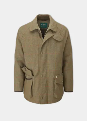 Combrook Men's Waterproof Tweed Coat In Hawthorn - Regular Fit