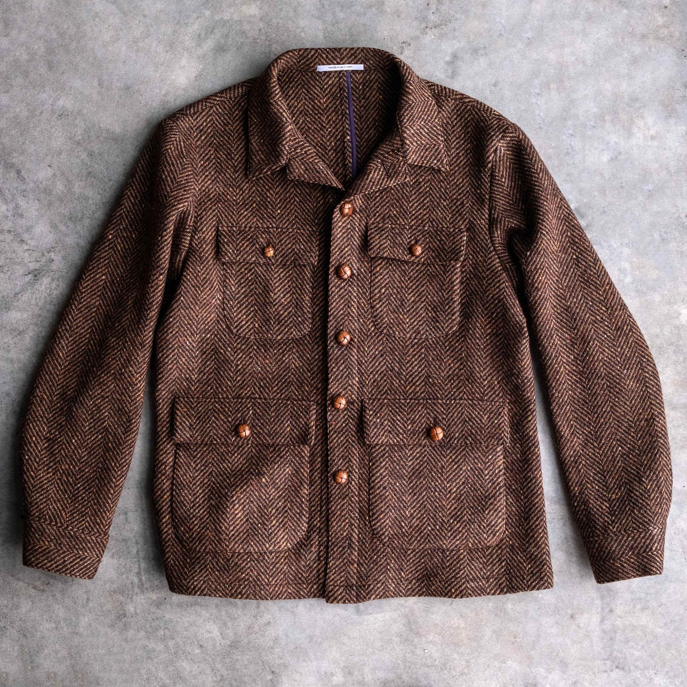 Custom Doyle, Teba, and Field Jackets Fox Brothers Tweed