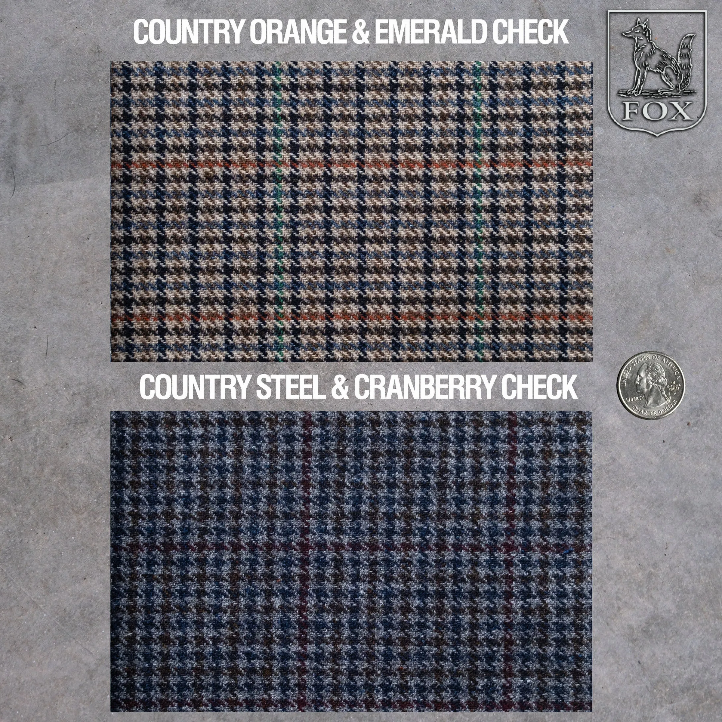 Custom Doyle, Teba, and Field Jackets Fox Brothers Tweed