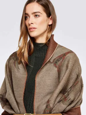 DUBARRY Birchdale Ladies Wool Stole - Taupe