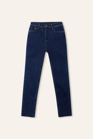 ELLA high-waisted skinny jeans (Blue)