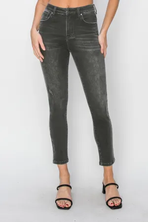 Full Size High Rise Ankle Skinny Jeans