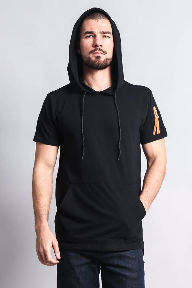 Hooded MA-1 Bomber Flight Style T-Shirt