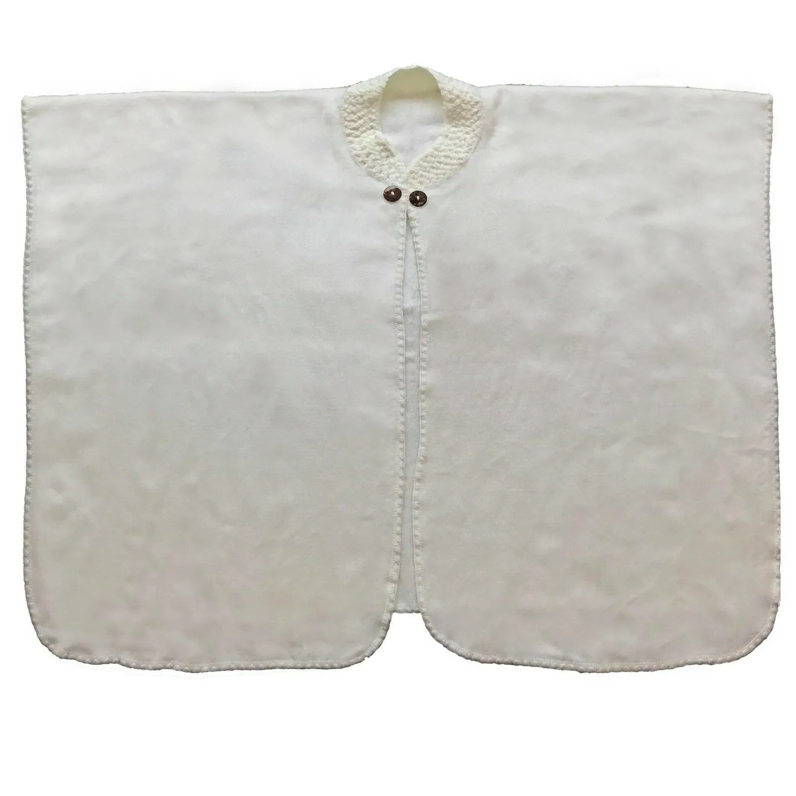 Indanza - Lightweight Baby Alpaca Cape Poncho - White - Unisex