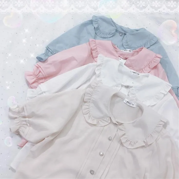 Kawaii Peter Pan Collar Shirt