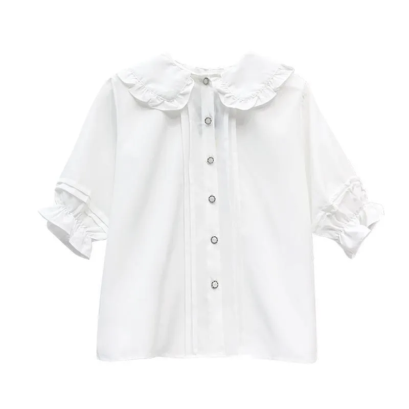 Kawaii Peter Pan Collar Shirt