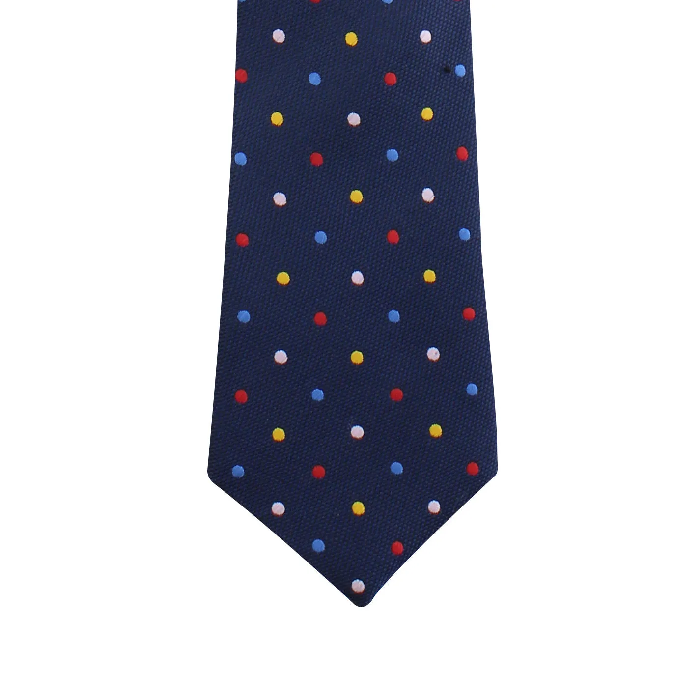 Kovove The Rainbow Polka Dot Blue Necktie For Men