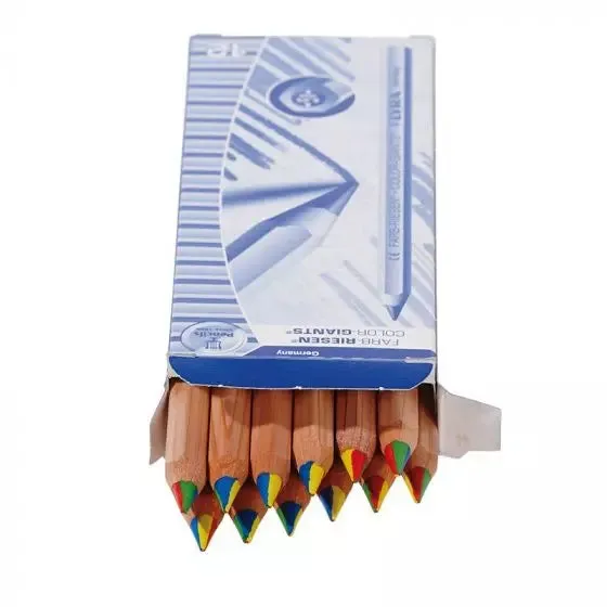 Lyra Colour Giant Hexagonal 4 Colour Pencil Crayon (single)