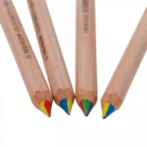 Lyra Colour Giant Hexagonal 4 Colour Pencil Crayon (single)