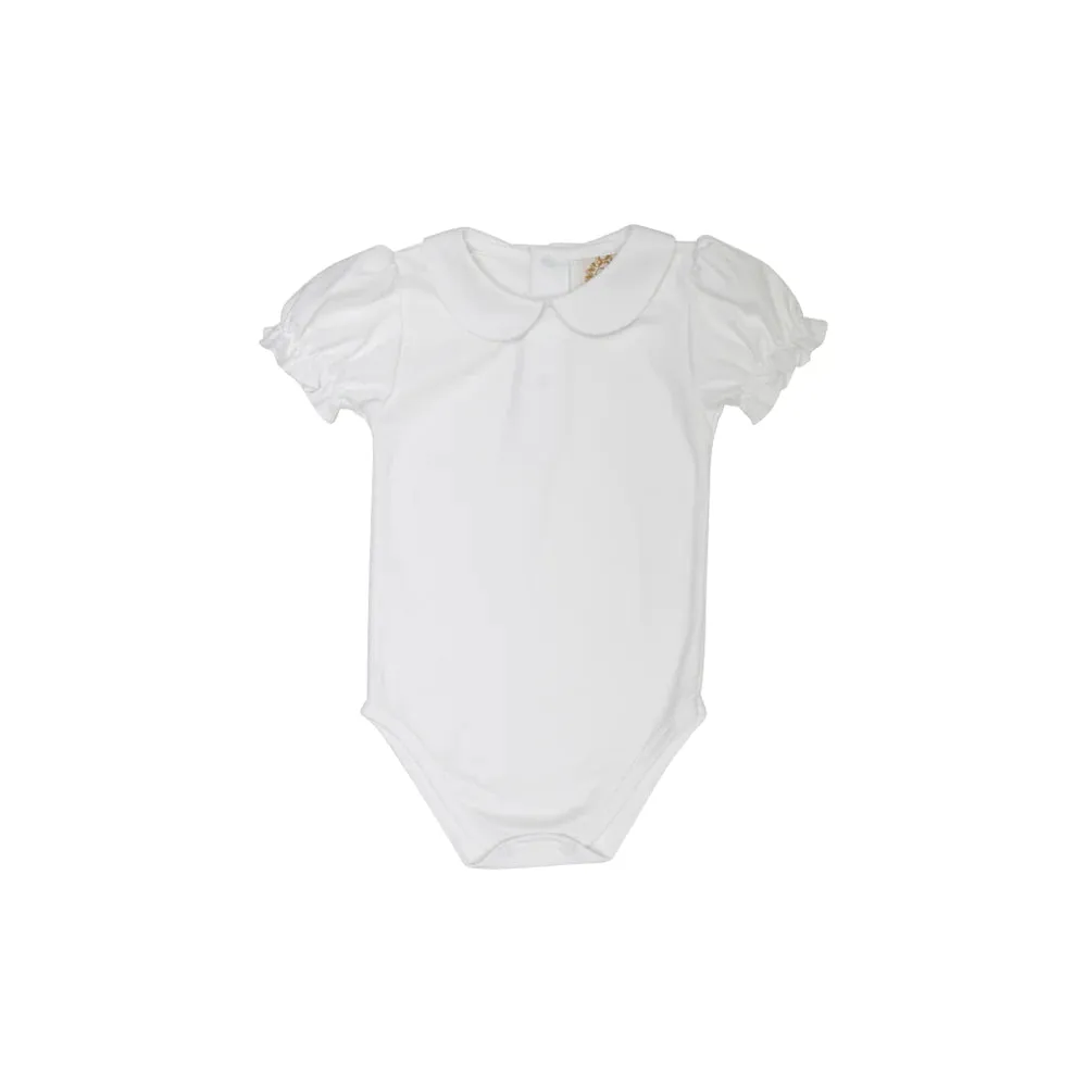 Maude’s Peter Pan Collar Onesie, Pima