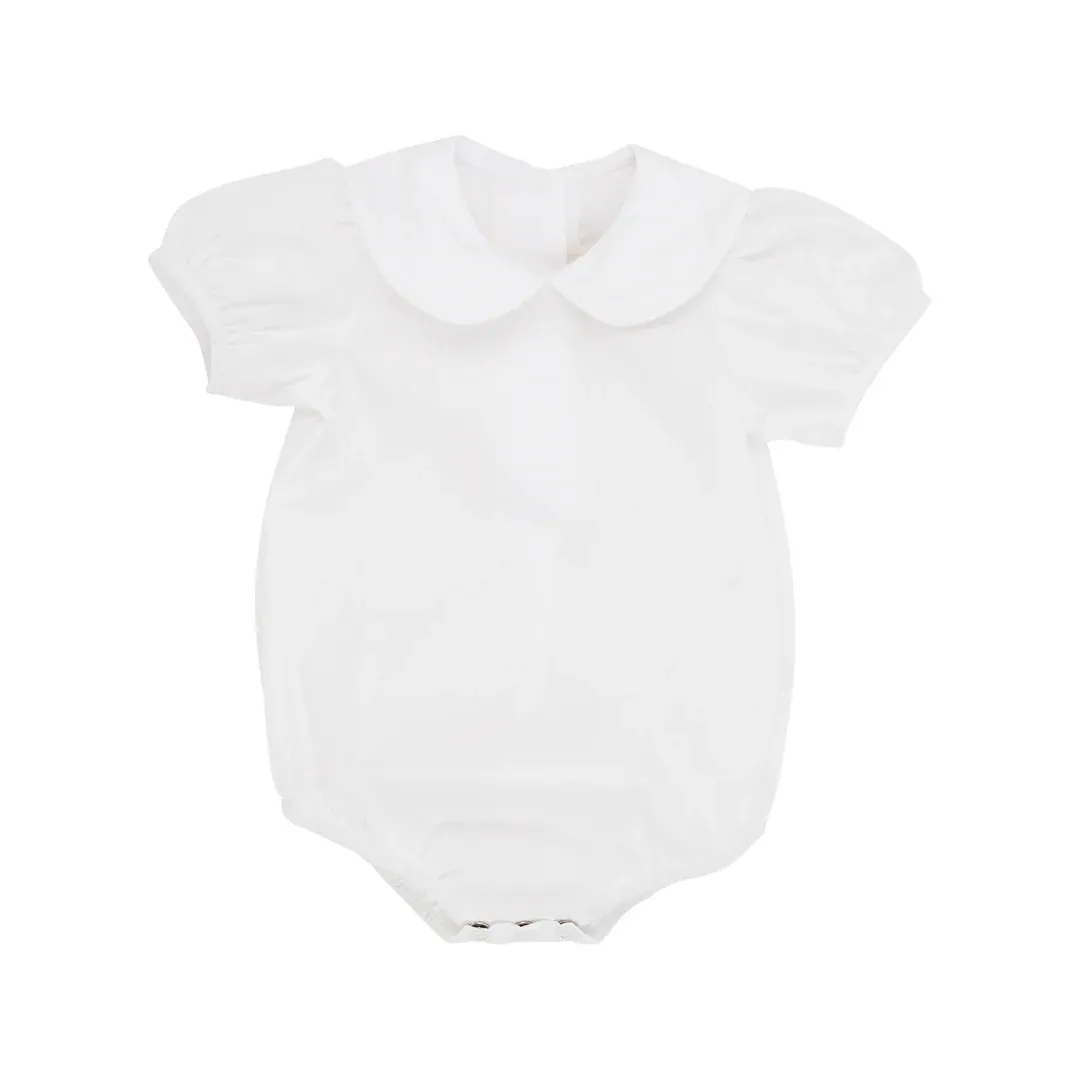 Maude's Peter Pan Collar Shirt & Onesie (Short Sleeve Woven)
Worth Avenue White