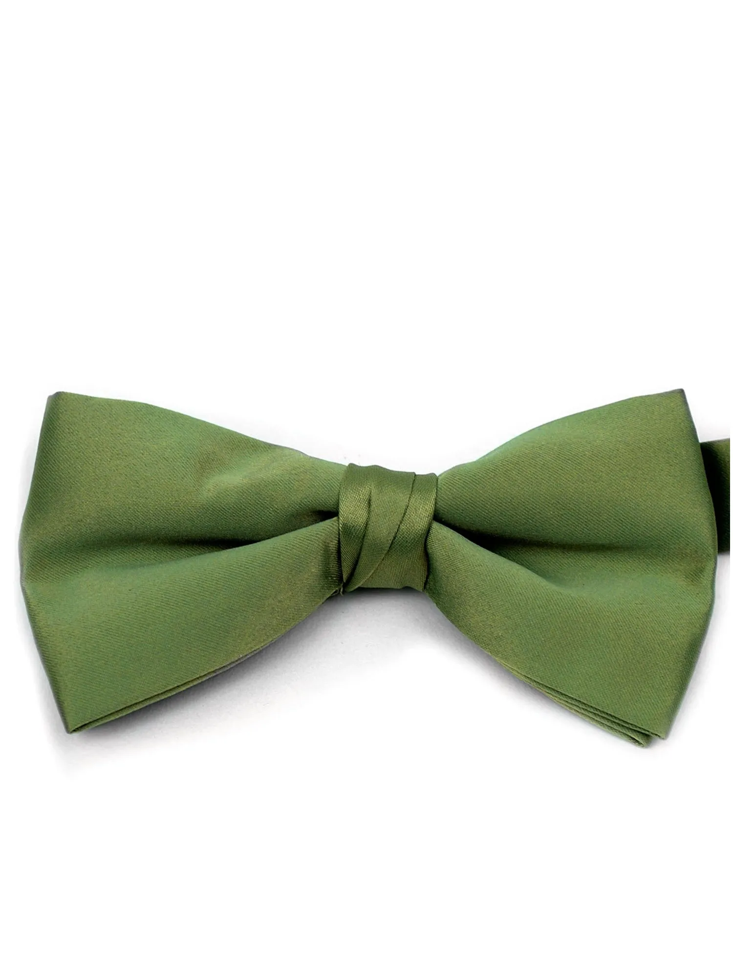 Men's Pre-tied Adjustable Length Bow Tie - Formal Tuxedo Solid Color