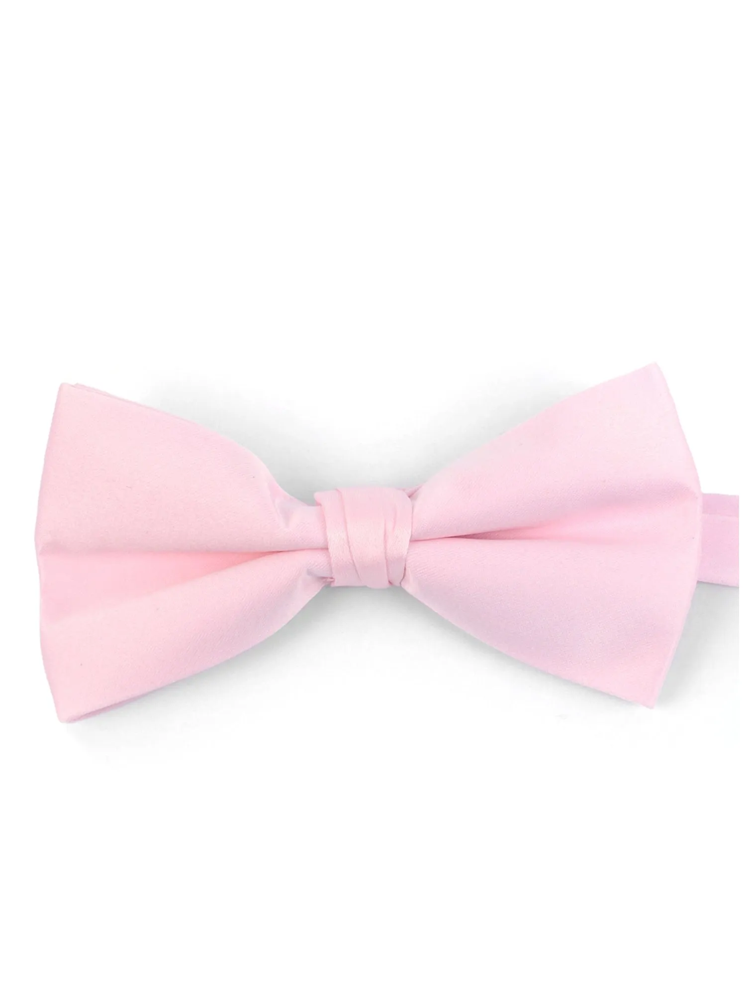 Men's Pre-tied Adjustable Length Bow Tie - Formal Tuxedo Solid Color