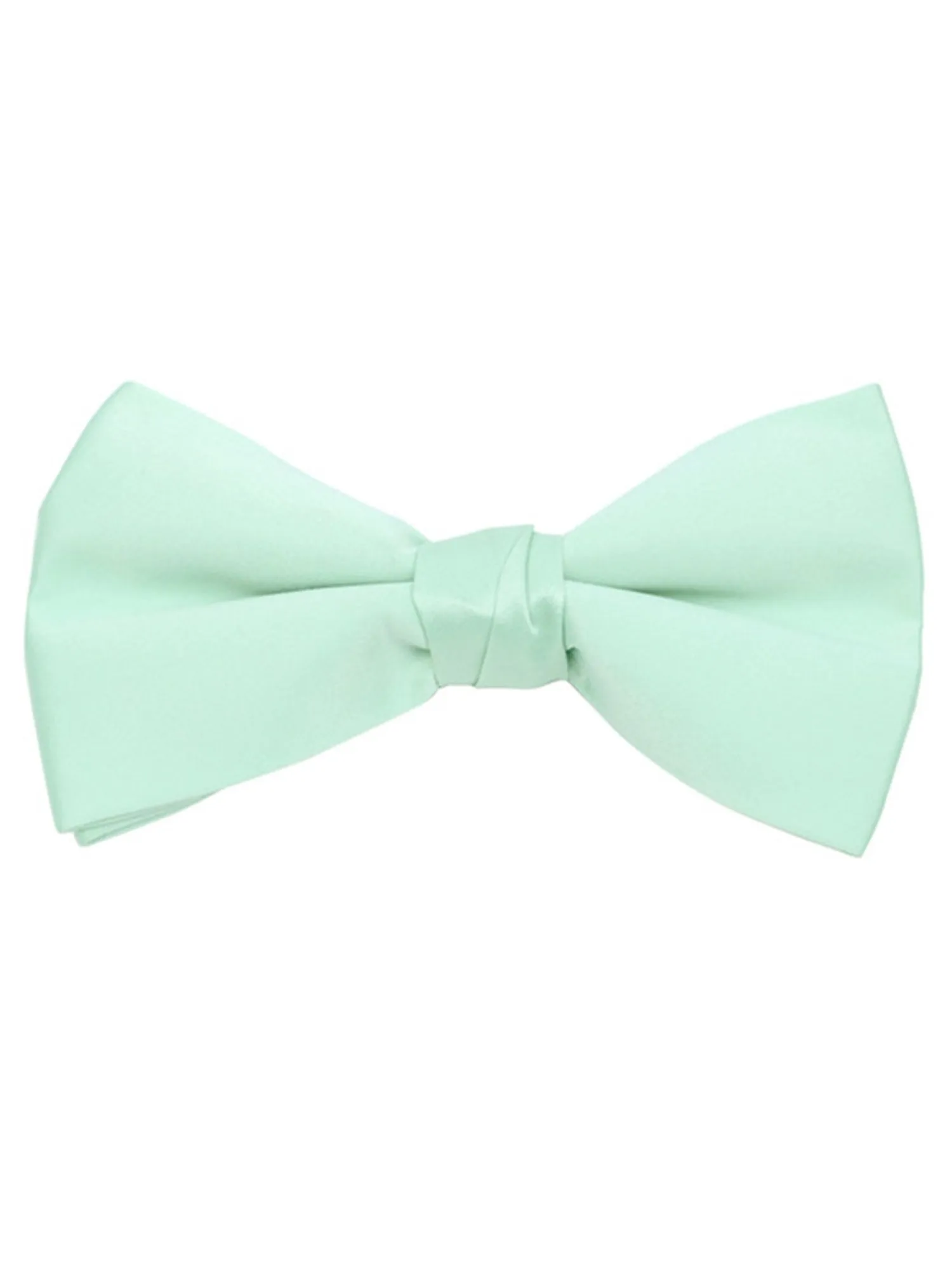 Men's Pre-tied Adjustable Length Bow Tie - Formal Tuxedo Solid Color