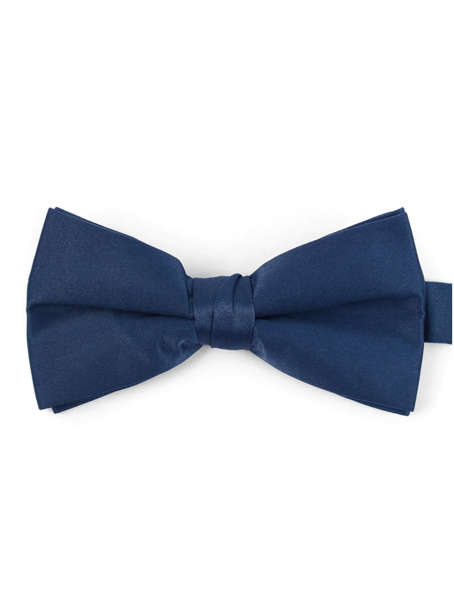 Men's Pre-tied Adjustable Length Bow Tie - Formal Tuxedo Solid Color