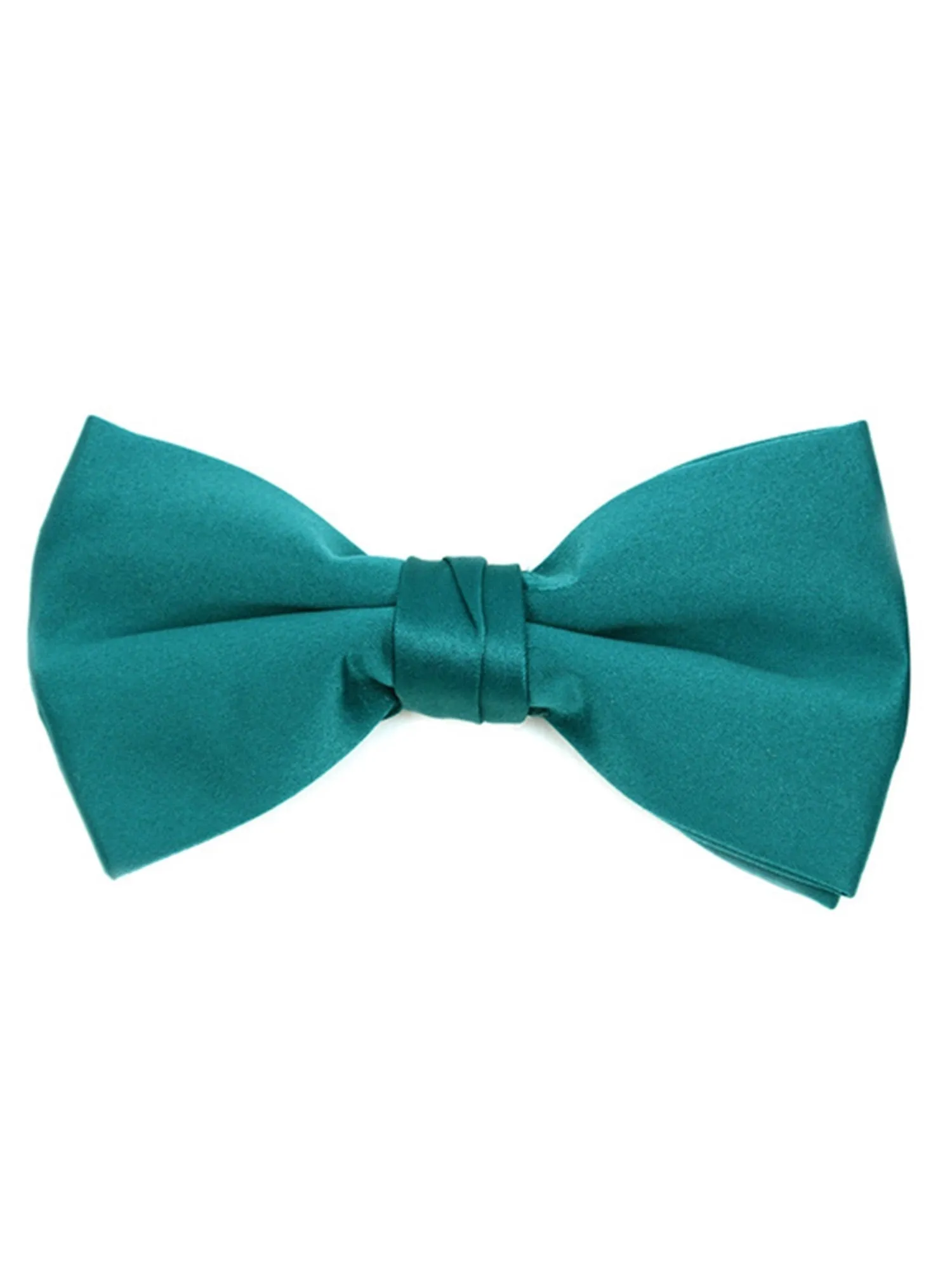 Men's Pre-tied Adjustable Length Bow Tie - Formal Tuxedo Solid Color