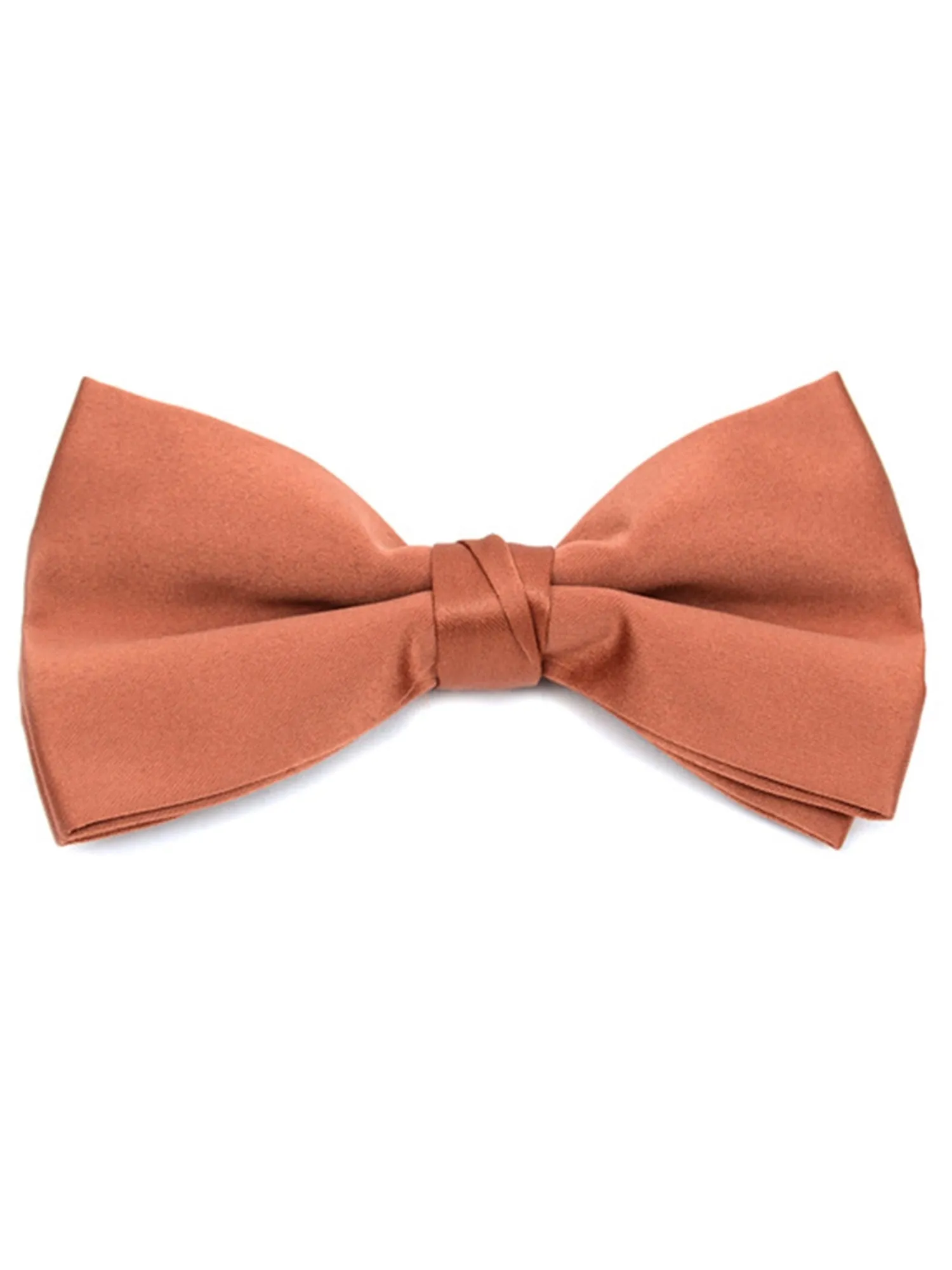 Men's Pre-tied Adjustable Length Bow Tie - Formal Tuxedo Solid Color