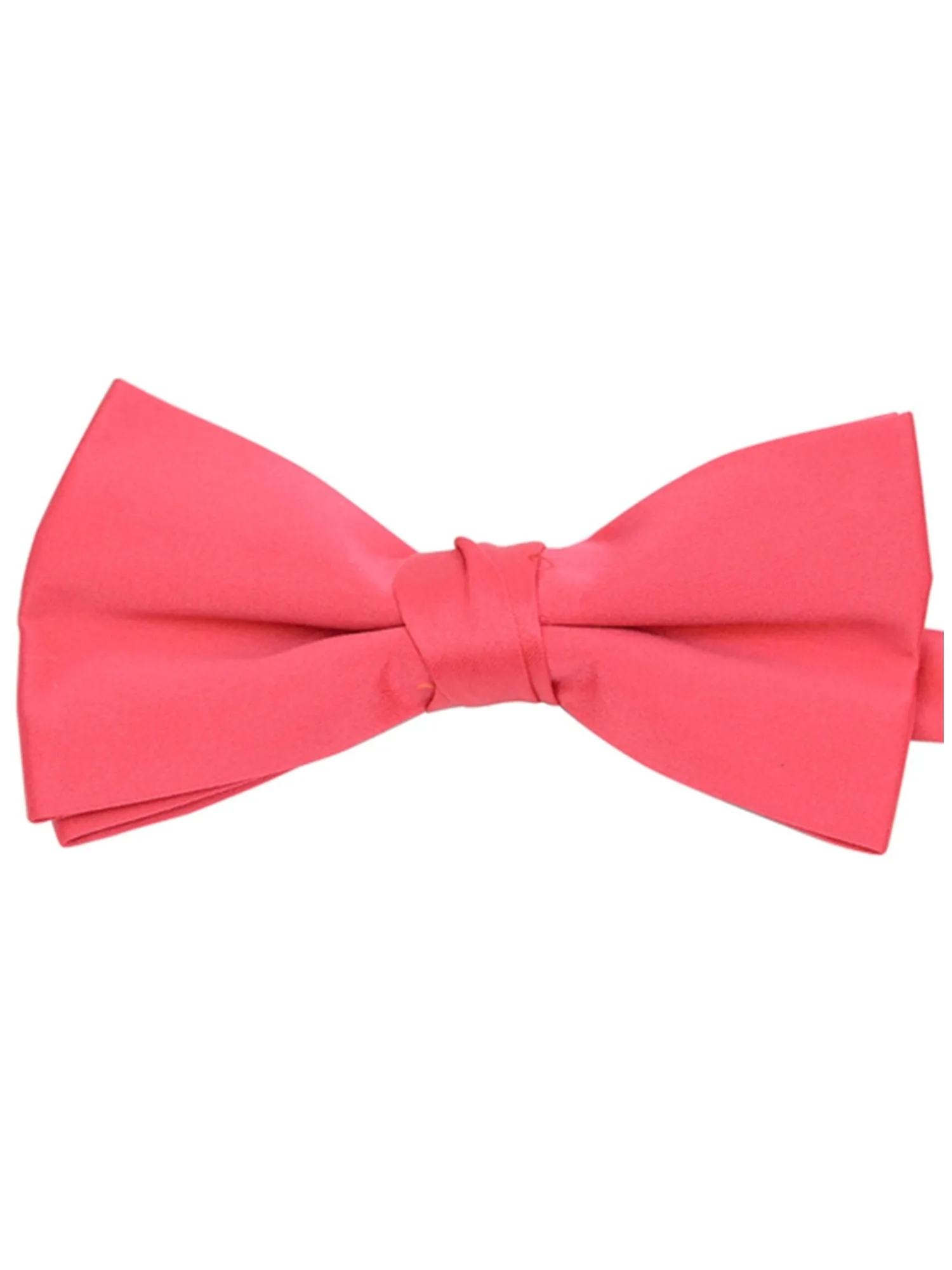 Men's Pre-tied Adjustable Length Bow Tie - Formal Tuxedo Solid Color