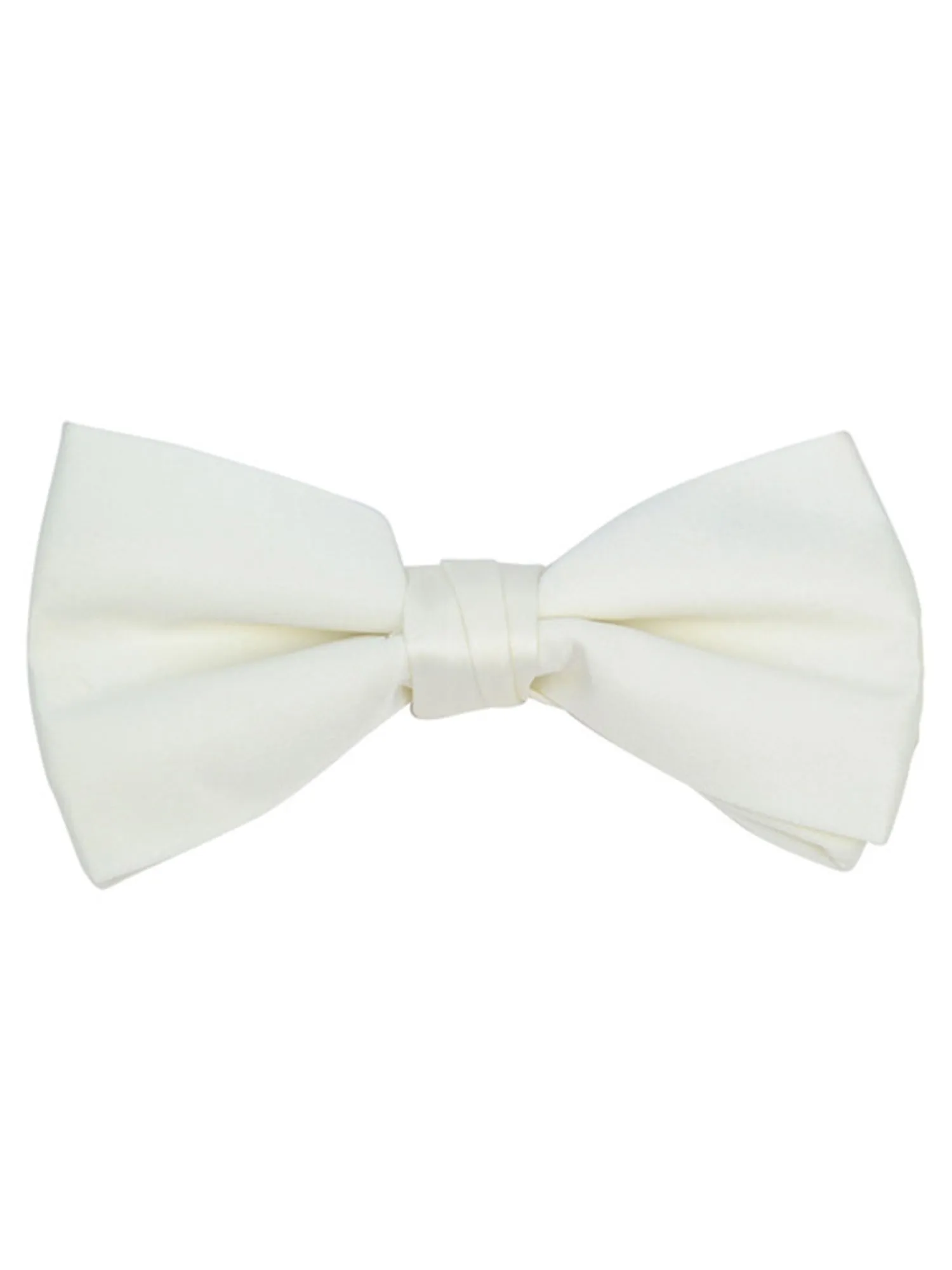 Men's Pre-tied Adjustable Length Bow Tie - Formal Tuxedo Solid Color