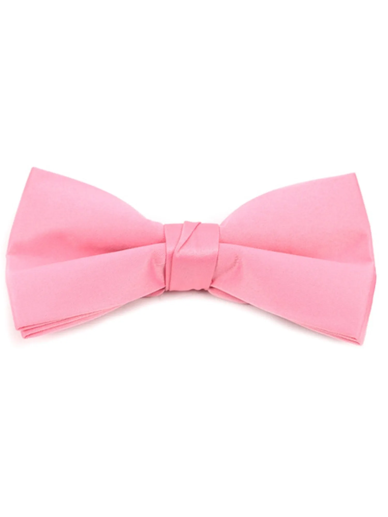 Men's Pre-tied Adjustable Length Bow Tie - Formal Tuxedo Solid Color