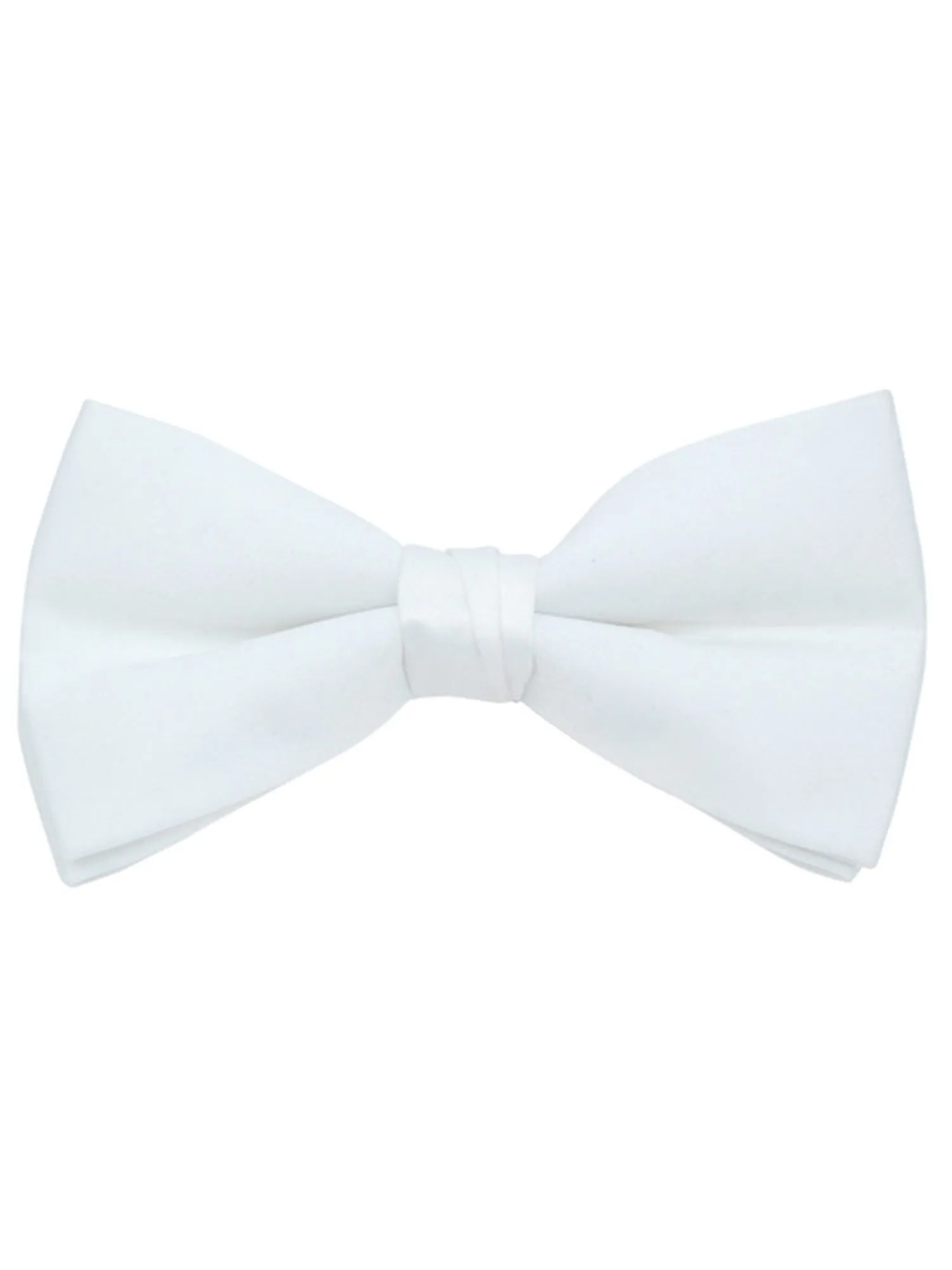 Men's Pre-tied Adjustable Length Bow Tie - Formal Tuxedo Solid Color