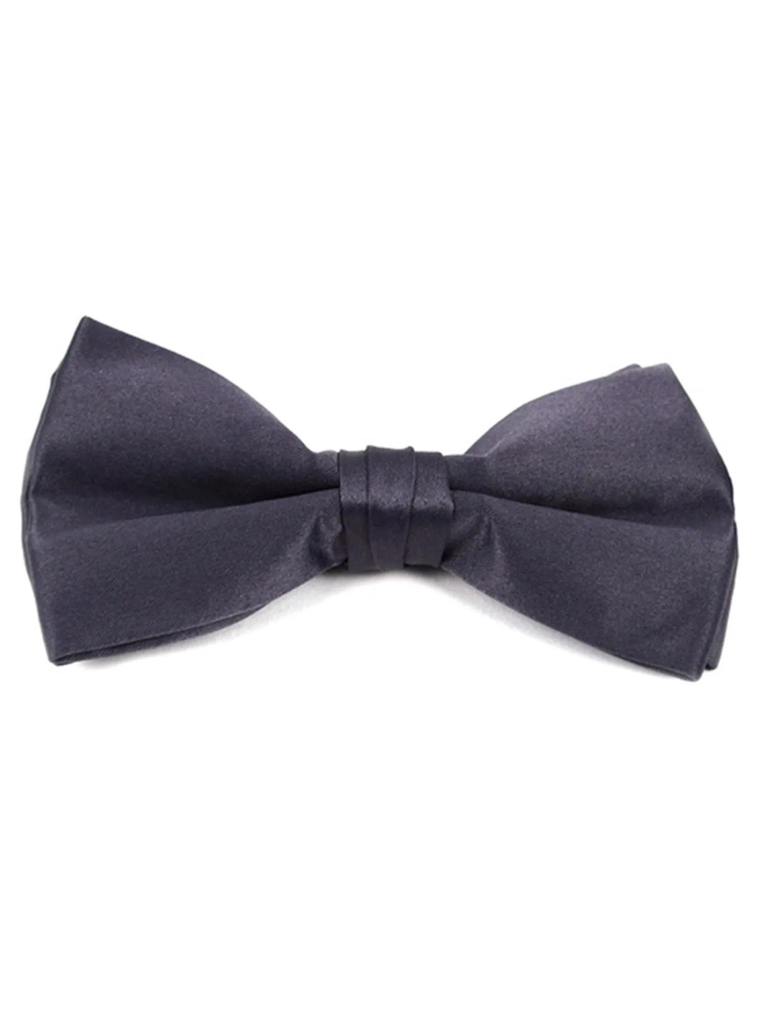 Men's Pre-tied Adjustable Length Bow Tie - Formal Tuxedo Solid Color