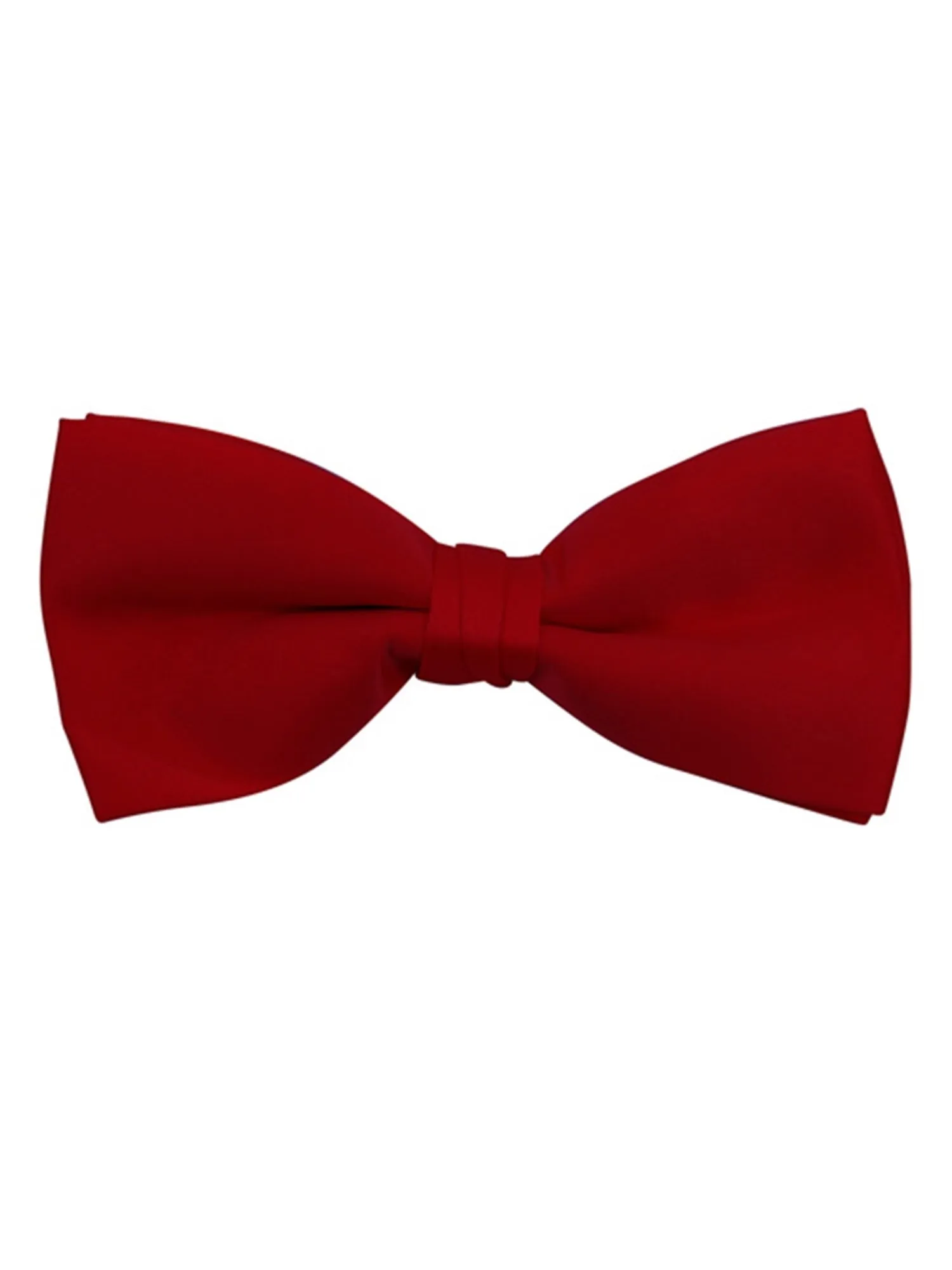 Men's Pre-tied Adjustable Length Bow Tie - Formal Tuxedo Solid Color