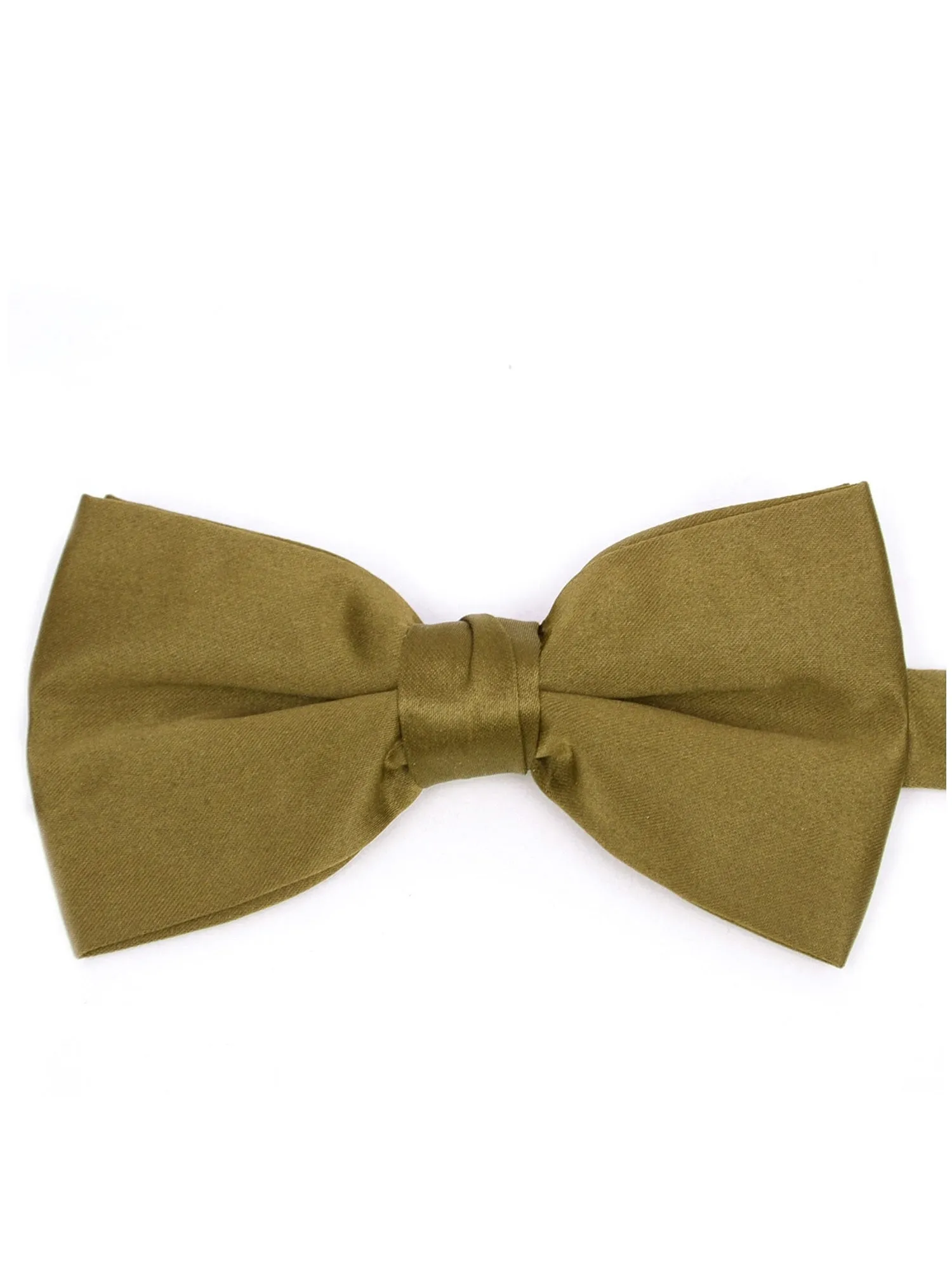 Men's Pre-tied Adjustable Length Bow Tie - Formal Tuxedo Solid Color