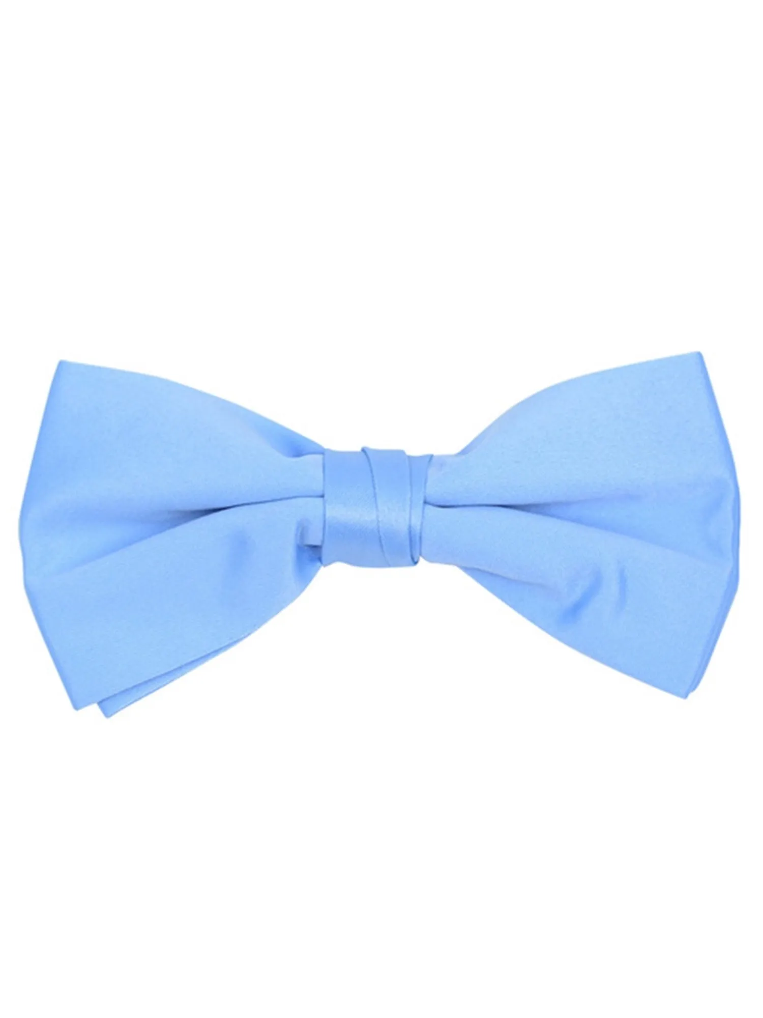 Men's Pre-tied Adjustable Length Bow Tie - Formal Tuxedo Solid Color