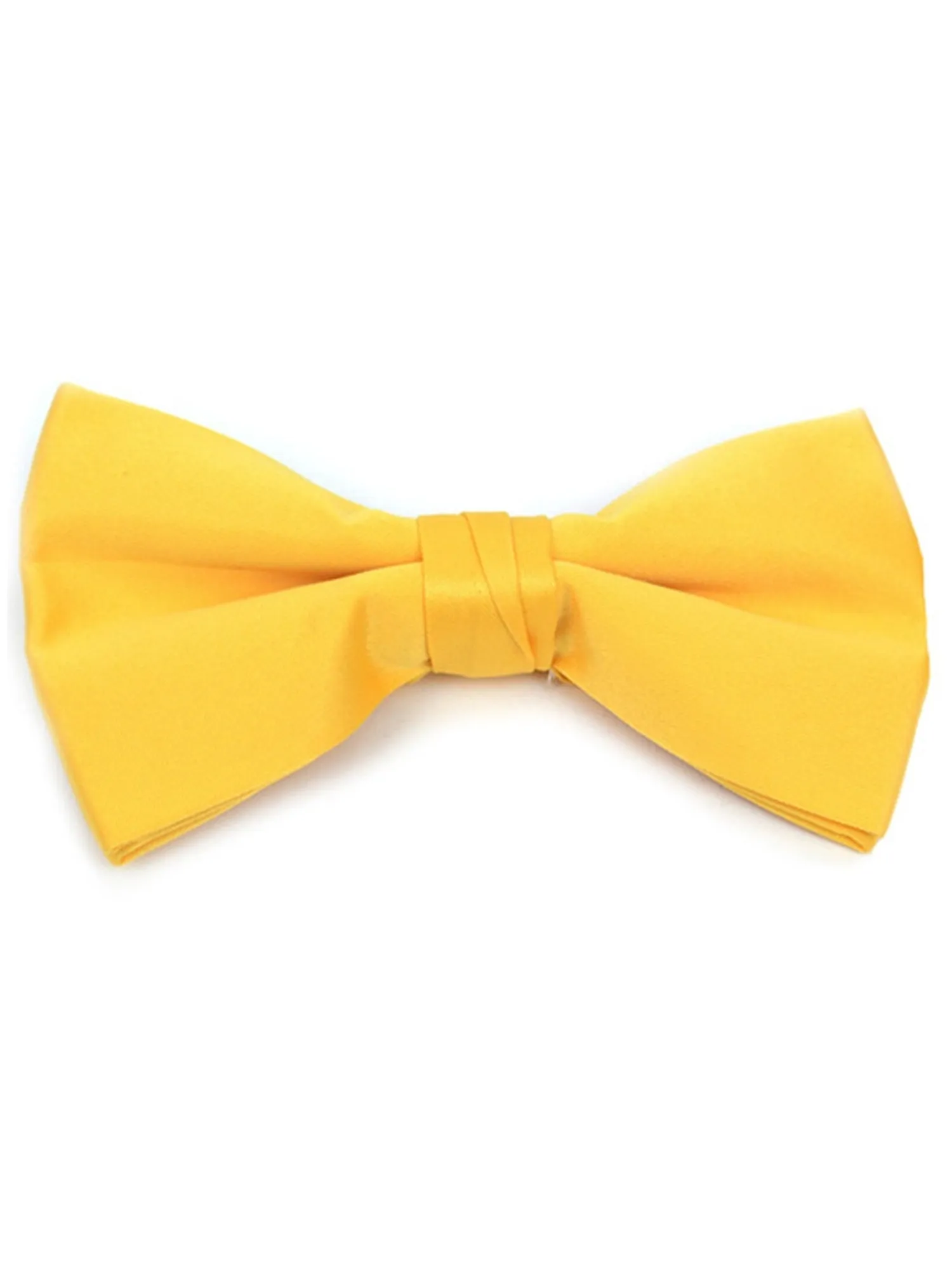 Men's Pre-tied Adjustable Length Bow Tie - Formal Tuxedo Solid Color