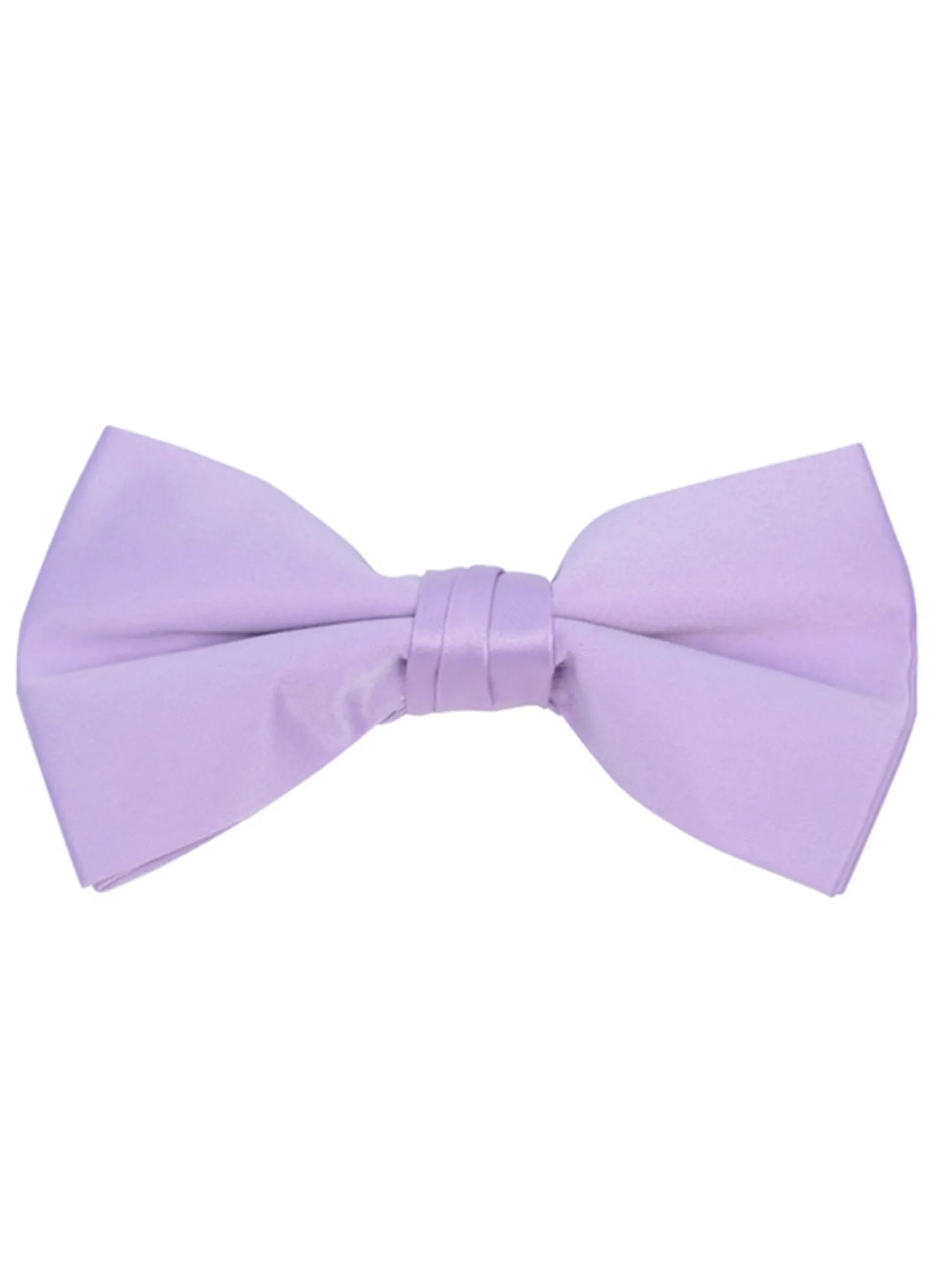 Men's Pre-tied Adjustable Length Bow Tie - Formal Tuxedo Solid Color