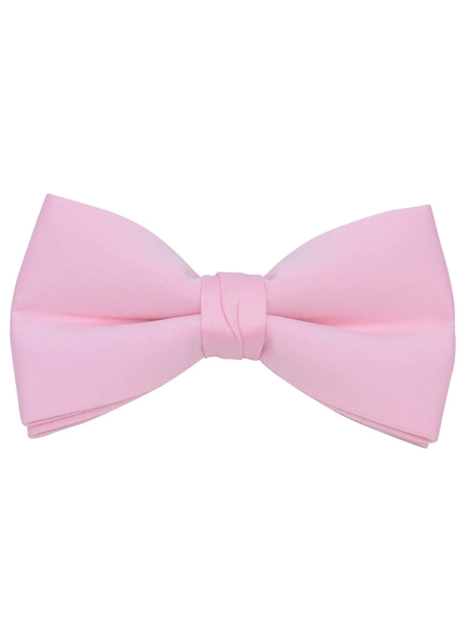 Men's Pre-tied Adjustable Length Bow Tie - Formal Tuxedo Solid Color