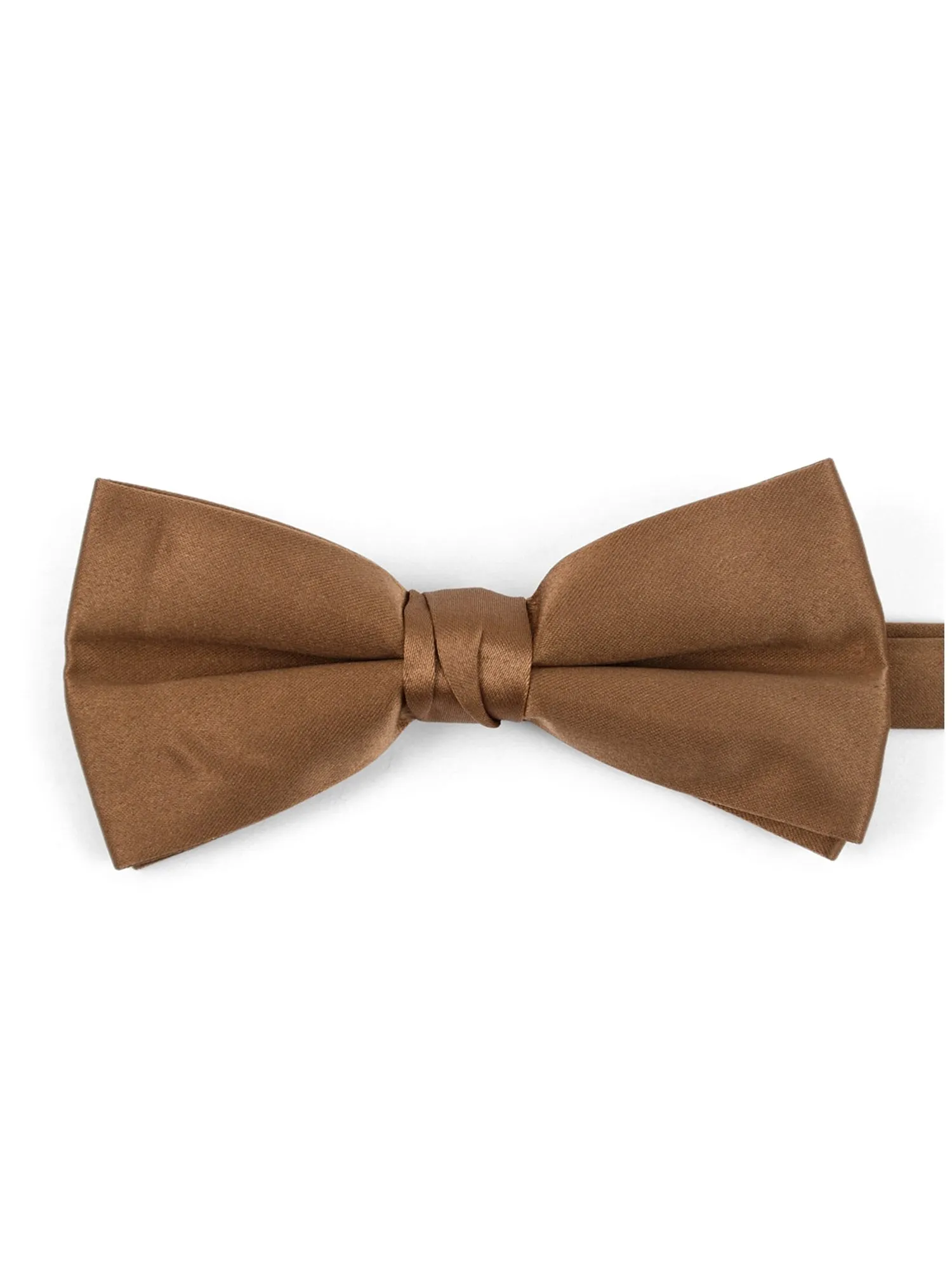 Men's Pre-tied Adjustable Length Bow Tie - Formal Tuxedo Solid Color