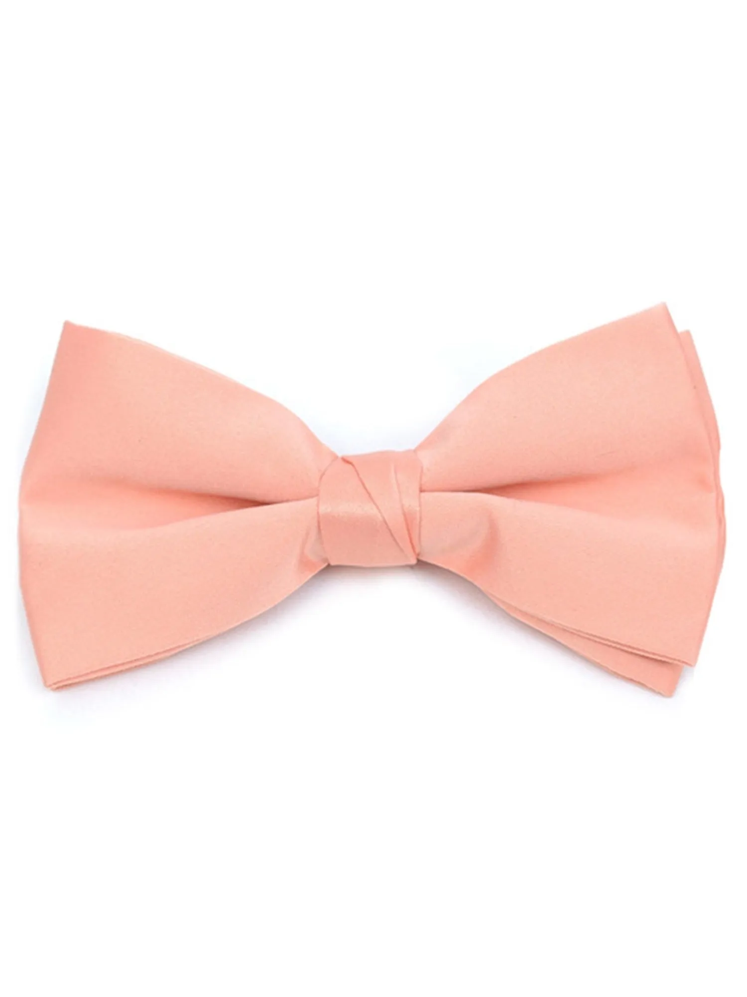 Men's Pre-tied Adjustable Length Bow Tie - Formal Tuxedo Solid Color