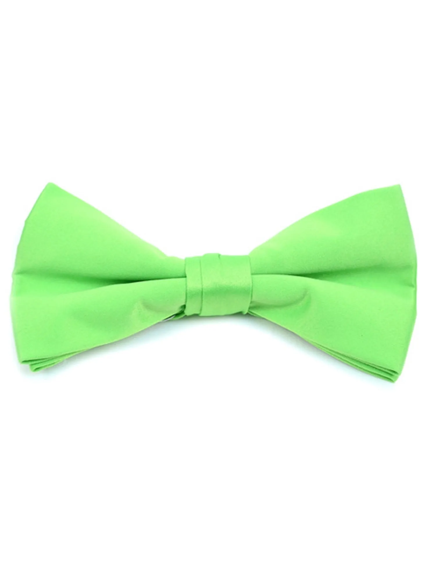 Men's Pre-tied Adjustable Length Bow Tie - Formal Tuxedo Solid Color