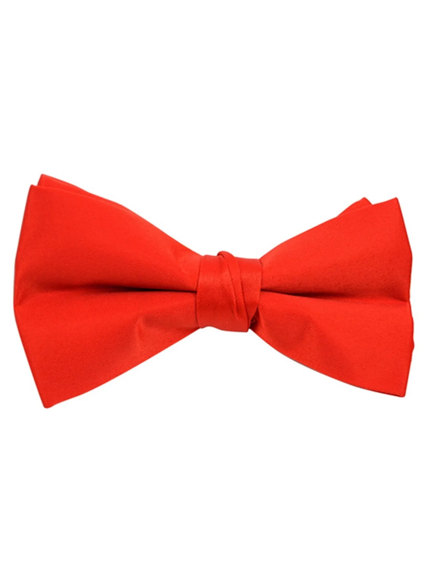 Men's Pre-tied Adjustable Length Bow Tie - Formal Tuxedo Solid Color