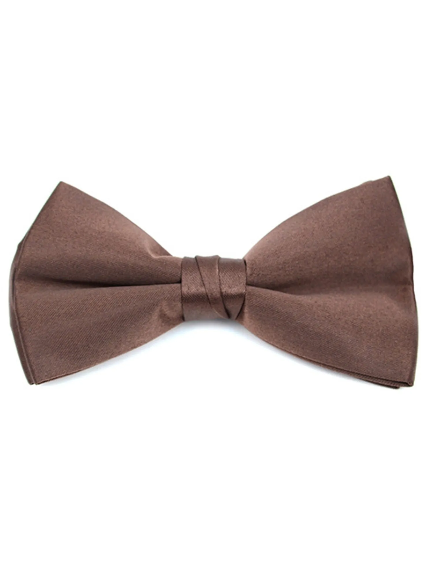 Men's Pre-tied Adjustable Length Bow Tie - Formal Tuxedo Solid Color