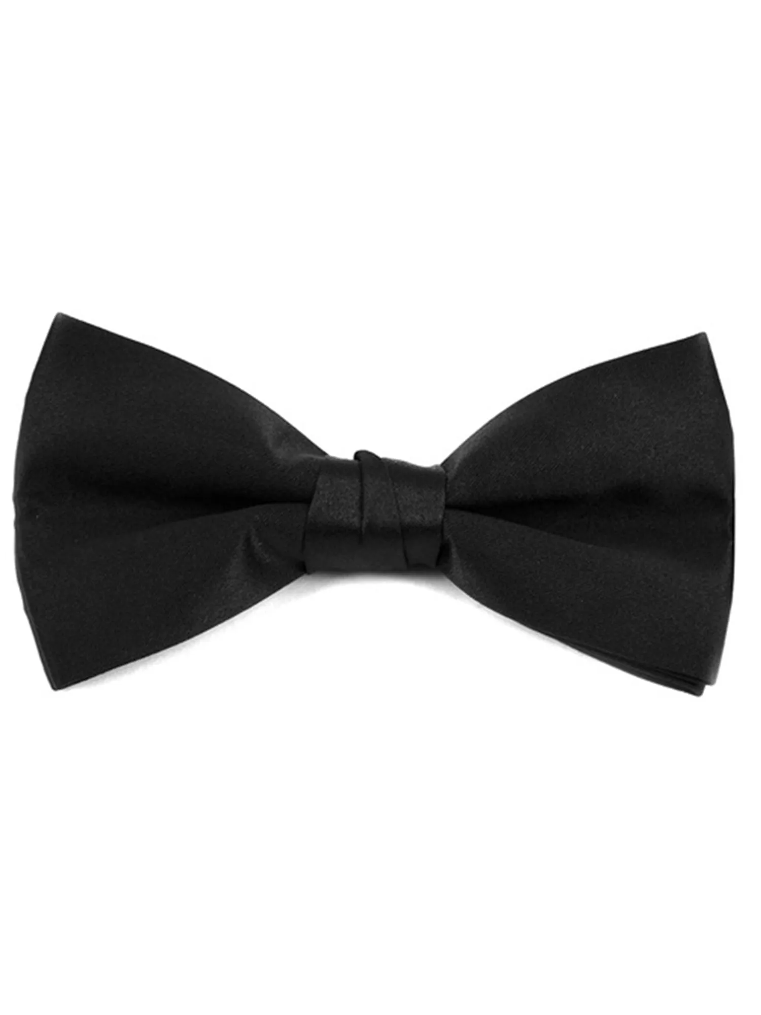 Men's Pre-tied Adjustable Length Bow Tie - Formal Tuxedo Solid Color