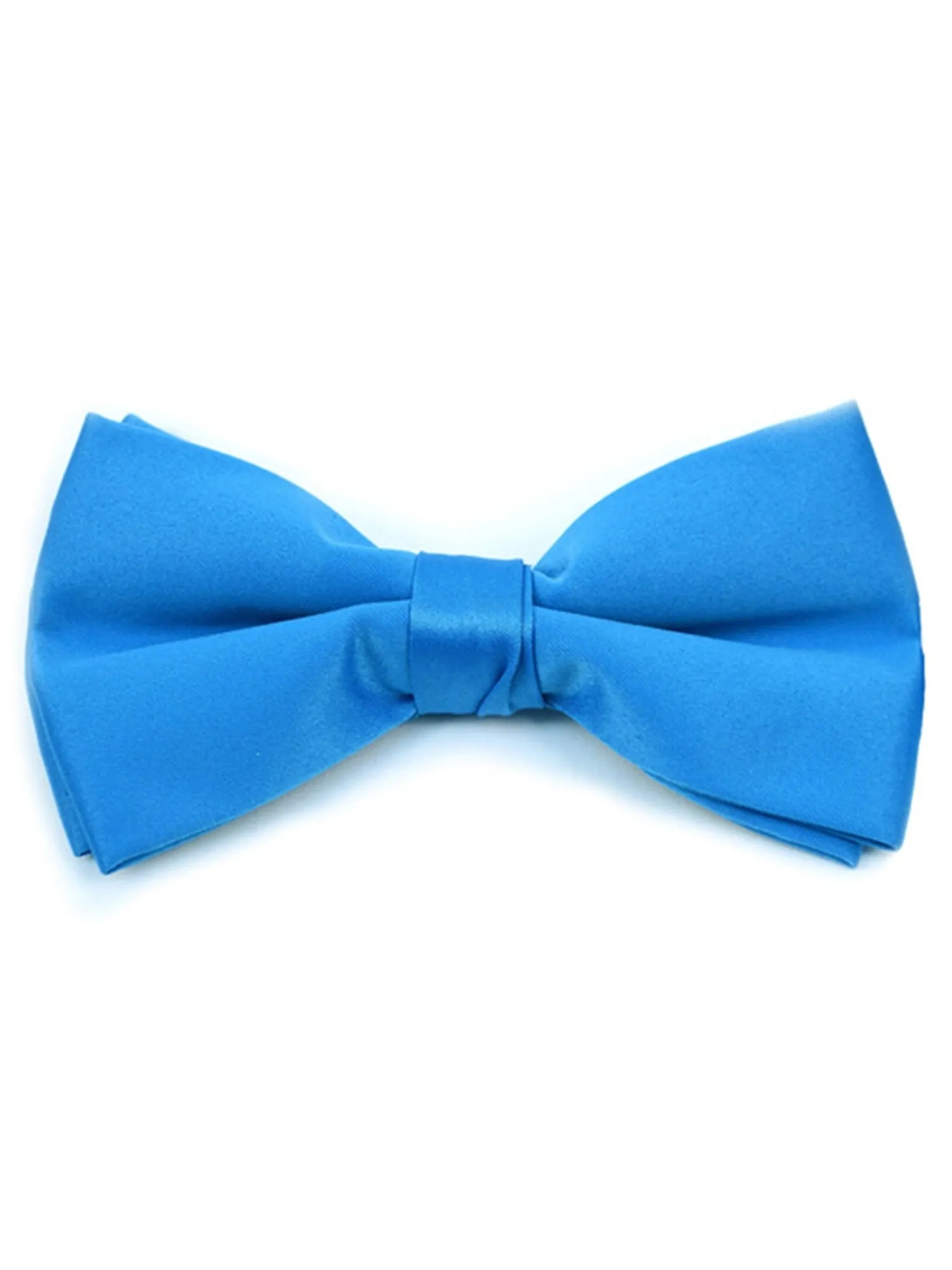 Men's Pre-tied Adjustable Length Bow Tie - Formal Tuxedo Solid Color