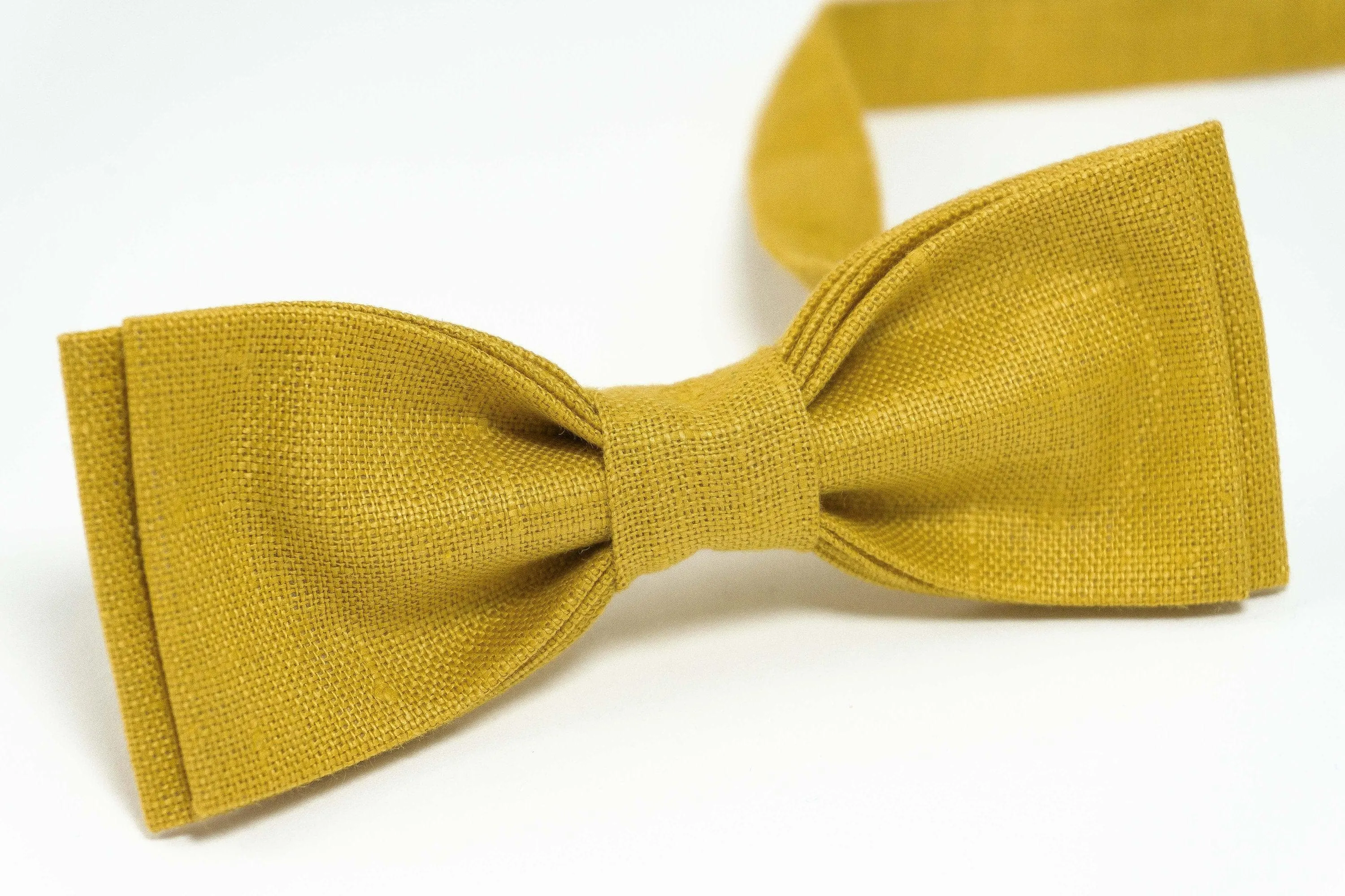 Mustard yellow wedding bow ties for groomsmen | Mustard yellow  baby bow tie