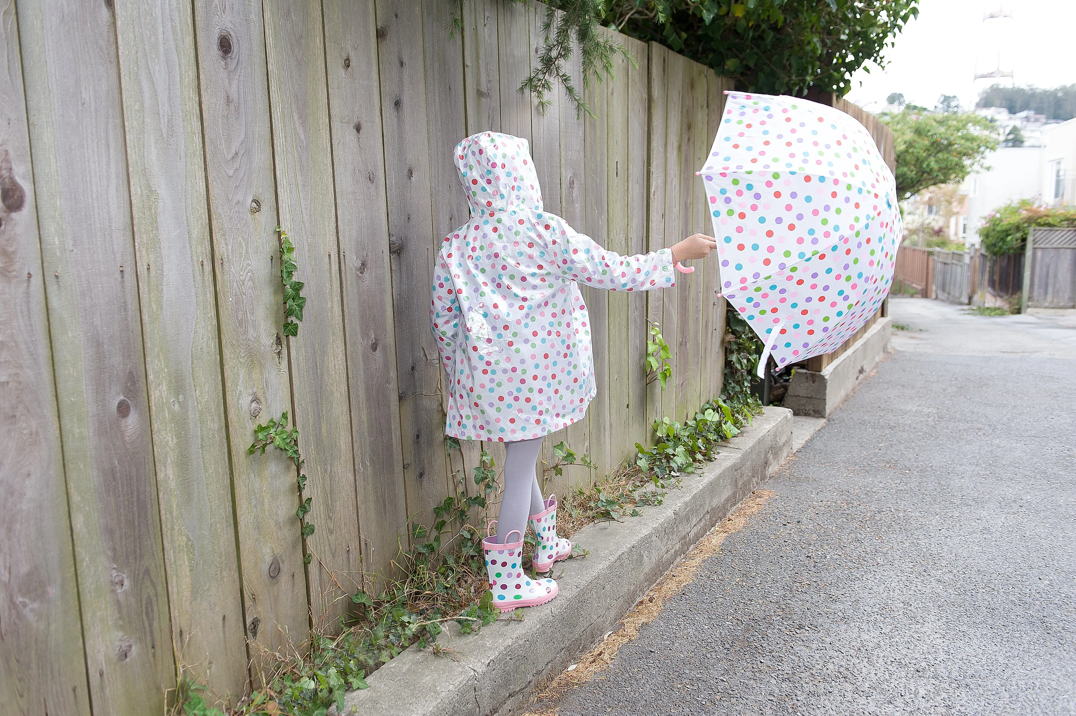 Polka Dot Rain Boot