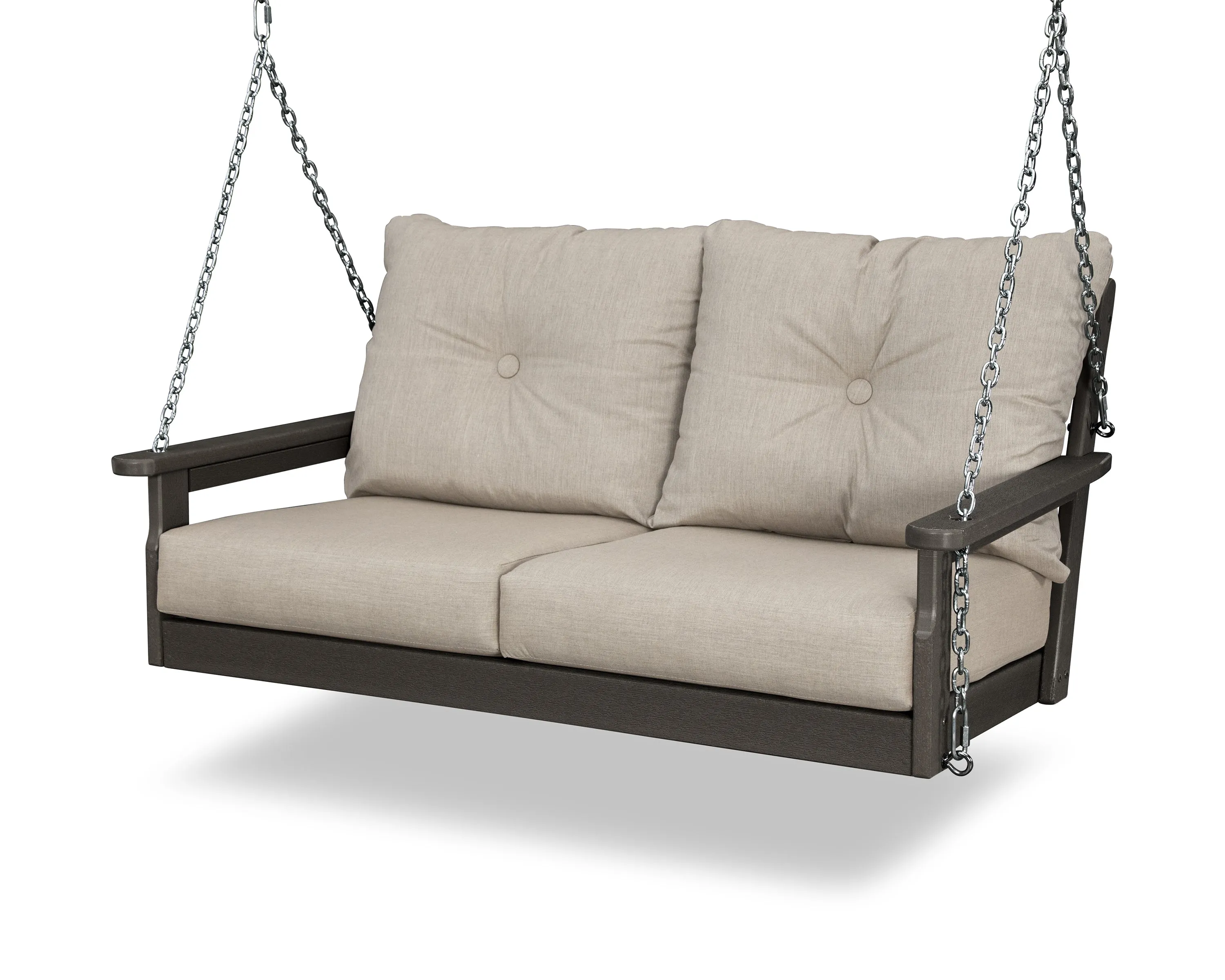 POLYWOOD® Vineyard Deep Seating Swing in Vintage