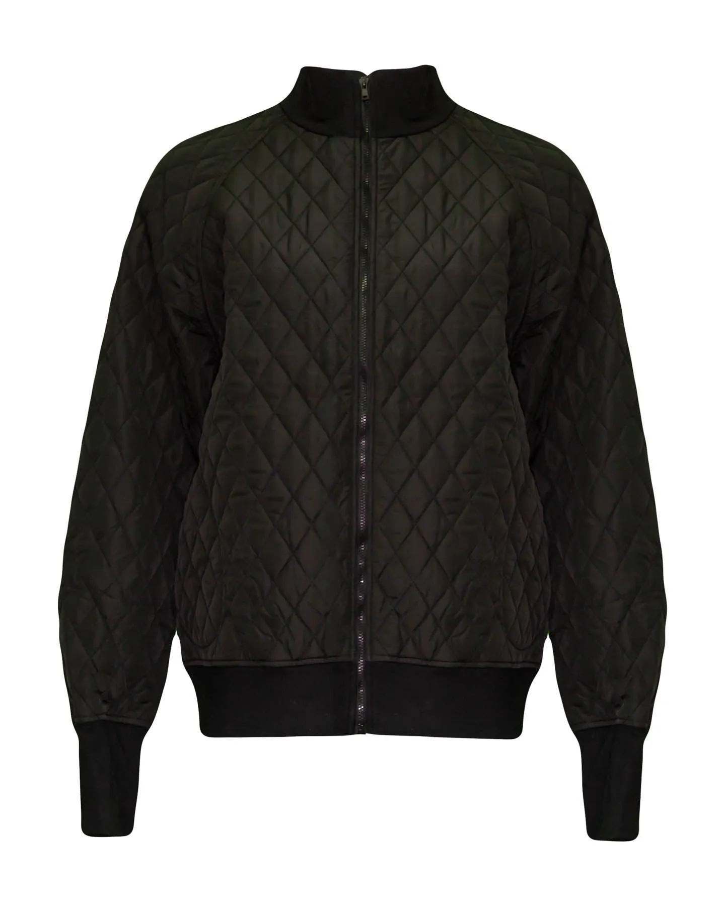 Quilted Bomber Jacket