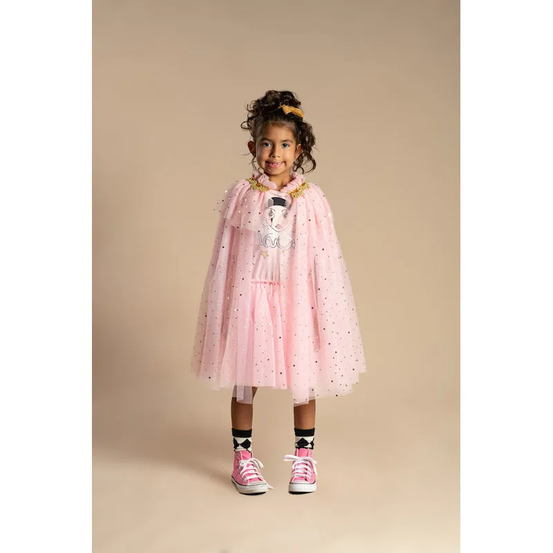 Rock Your Kid Starry Pink Tulle Cape