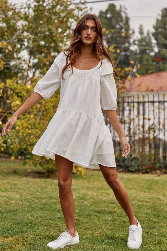 Ruffled Babydoll Dress