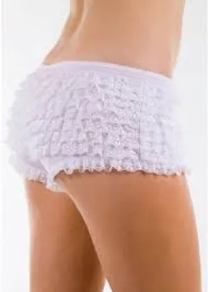 Ruffled Panties White